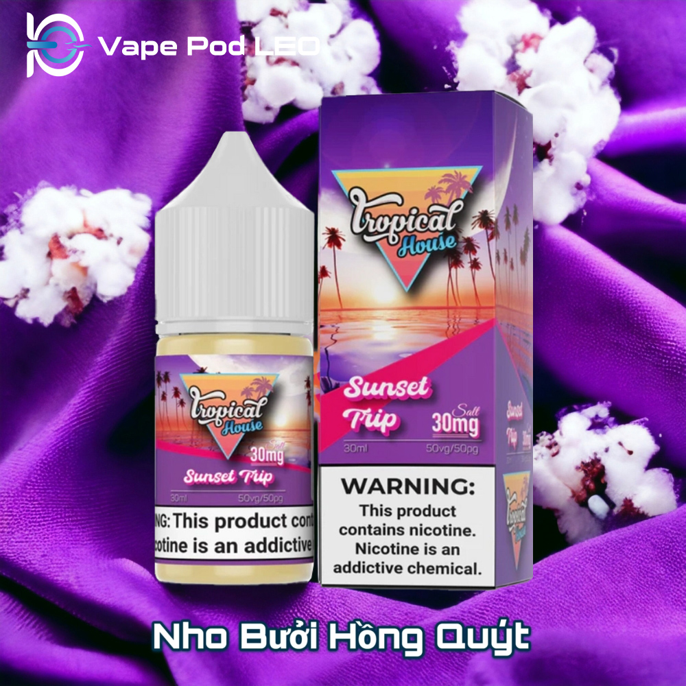 Tropical Nho Bưởi Quýt 30ml Sunset Trip