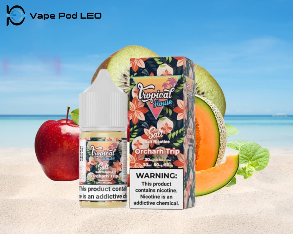 Tropical Táo Kiwi Dưa Gang 30ml House Orcharh Trip