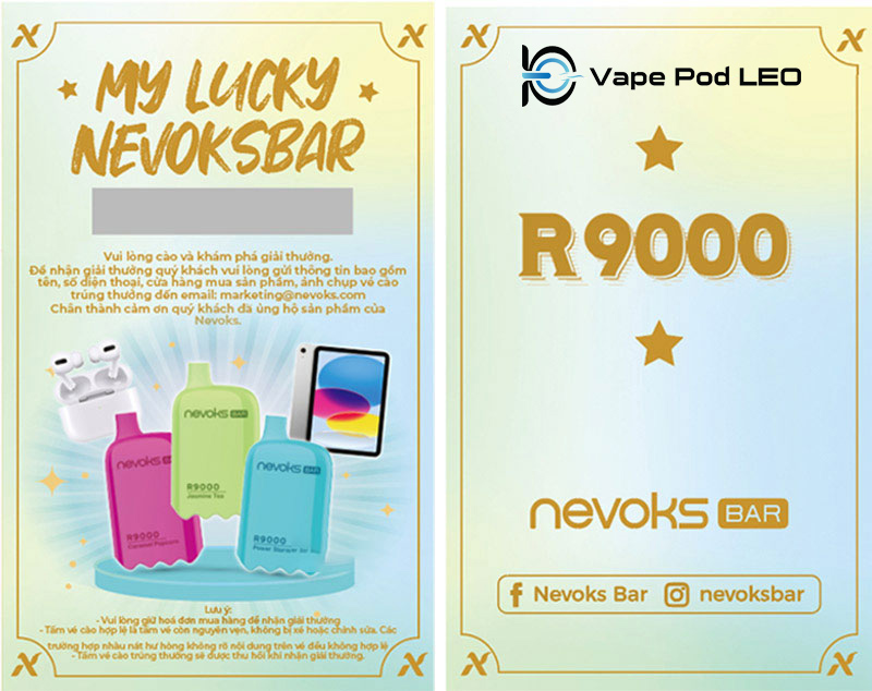 Trúng Thưởng Cùng Nevoks Bar R9000