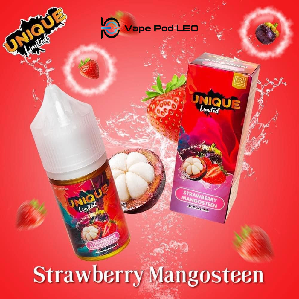 Unique Classic Dâu Măng Cụt 30ml   Strawberry Mangosteen