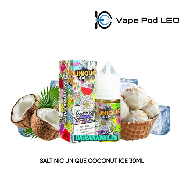 Unique Dừa Lạnh 30ml   Coconut Ice