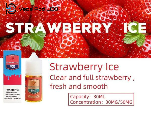 Usalt Dâu 30ml   Strawberry Ice