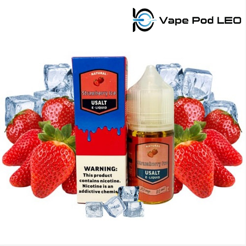 Usalt Dâu 30ml   Strawberry Ice