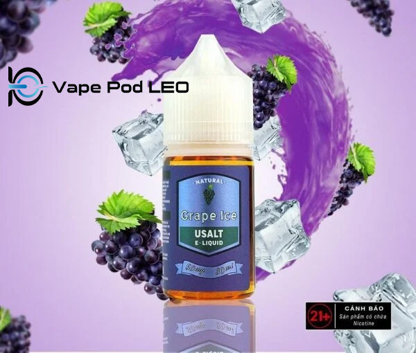 Usalt Nho 30ml   Grape Ice