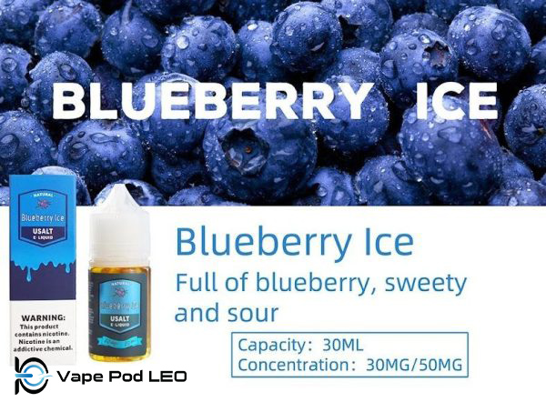 Usalt Việt Quất 30ml   Blueberry Ice