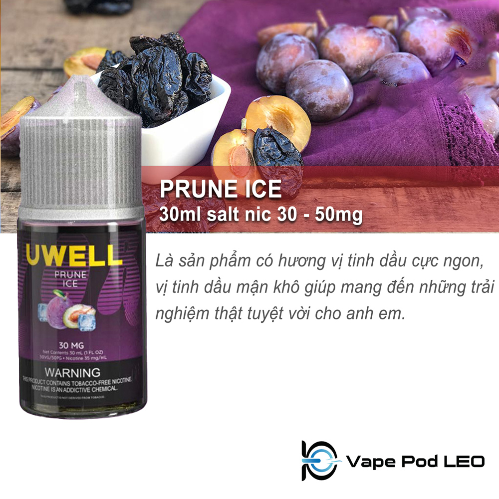 Uwell Mận Lạnh 30ml Prune Ice