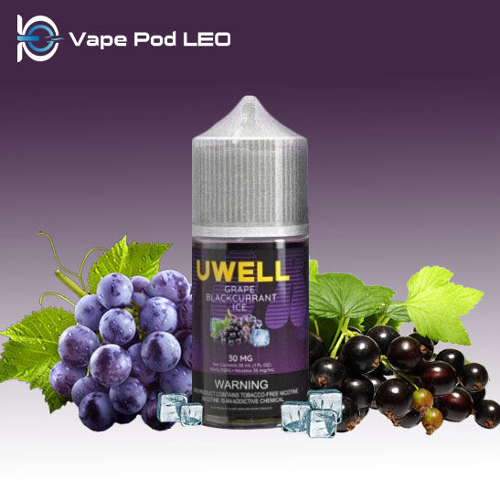 Uwell Nho Lý Chua Đen Lạnh 30ml Grape Blackcurrant Ice