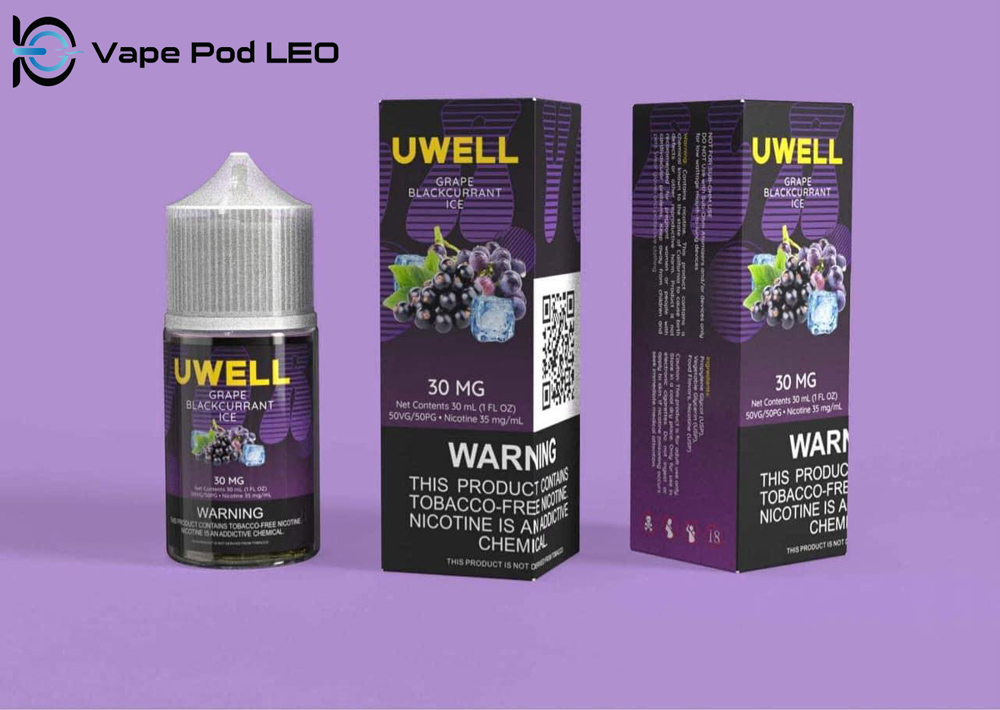 Uwell Nho Lý Chua Đen Lạnh 30ml Grape Blackcurrant Ice