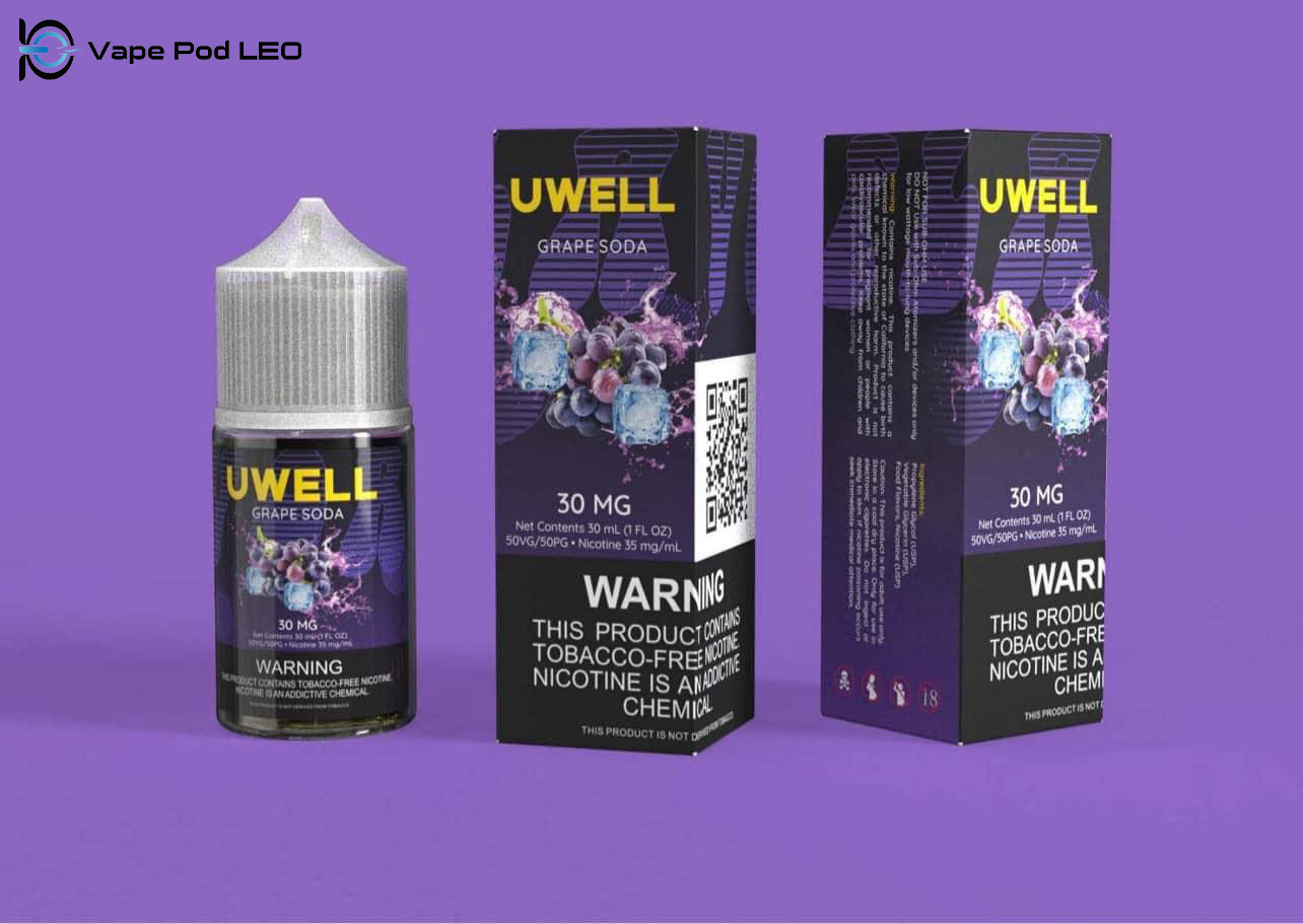 Uwell Soda Nho Lạnh 30ml Grape Soda Ice