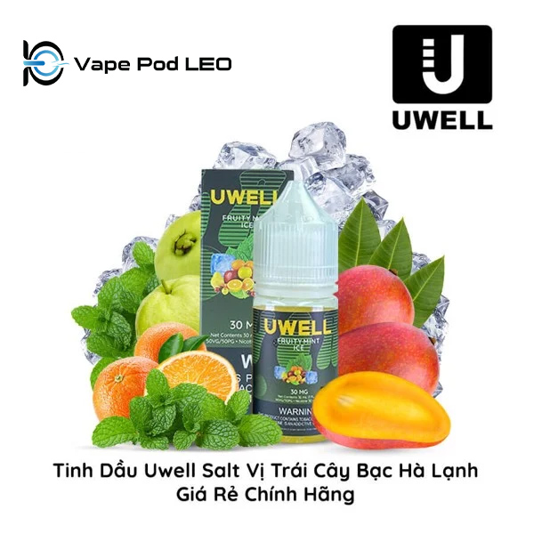 Uwell Trái Cây Bạc Hà Lạnh 30ml Fruity Mint Ice