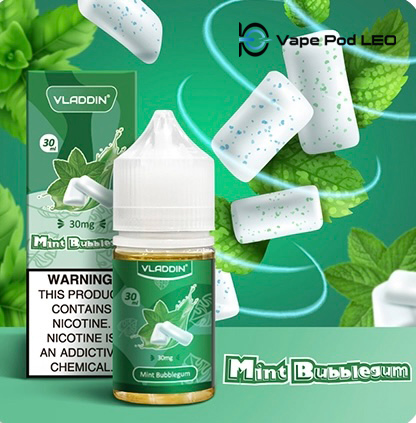 Vladdin Kẹo Cao Su Bạc Hà 30ml Mint Bubblegum