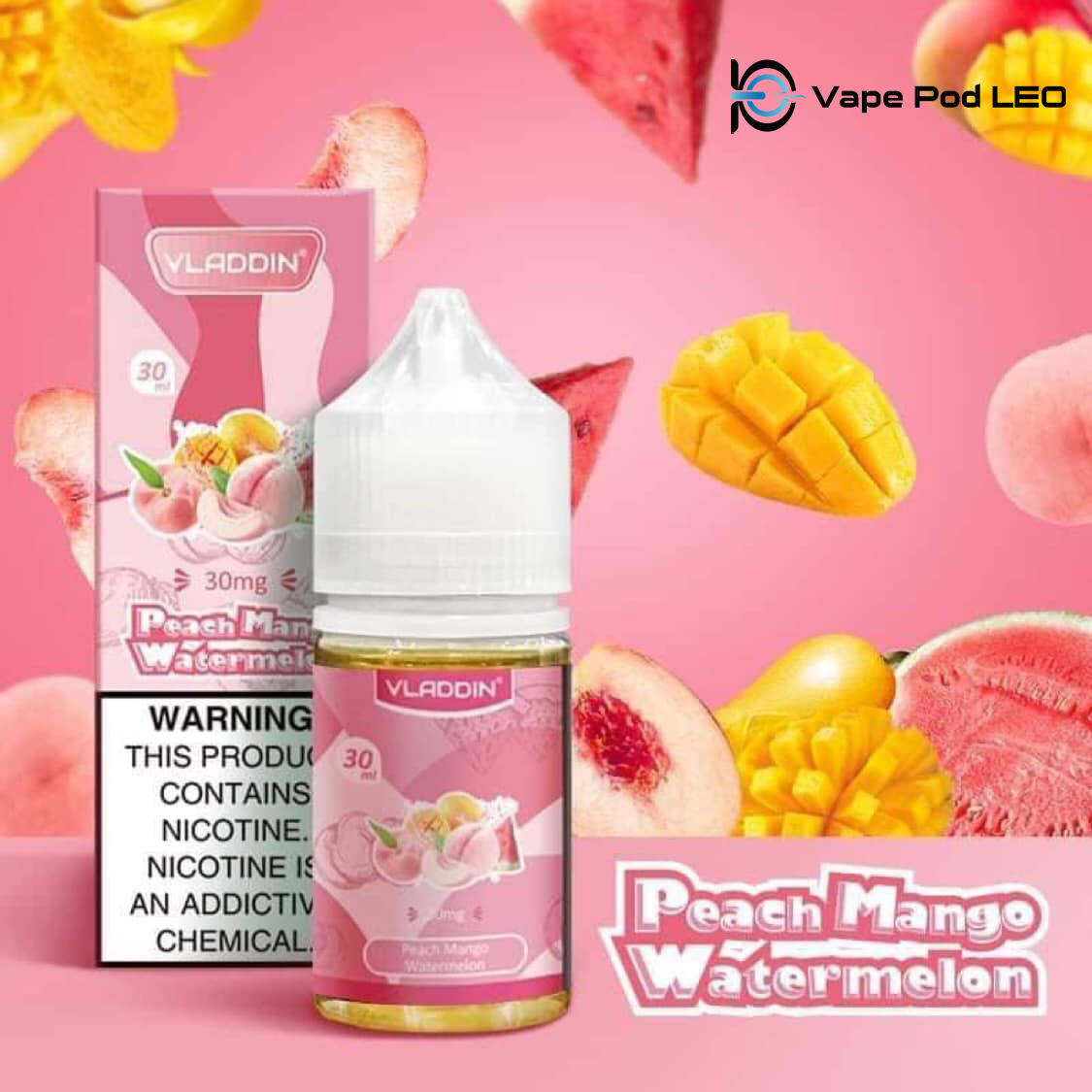 Vladdin Xoài Đào Dưa Hấu 30ml