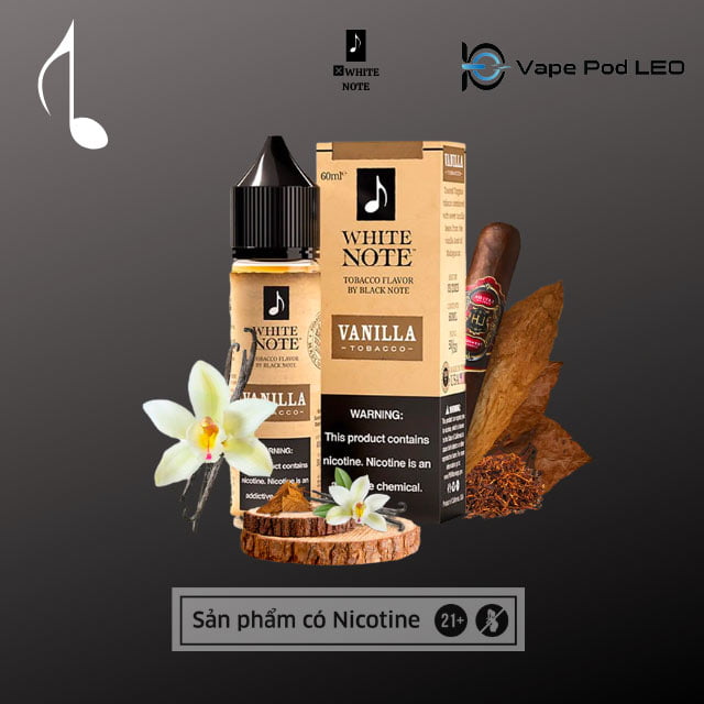 Tinh Dầu White Note Vanilla Tobacco  – Xì gà Vani 60ml