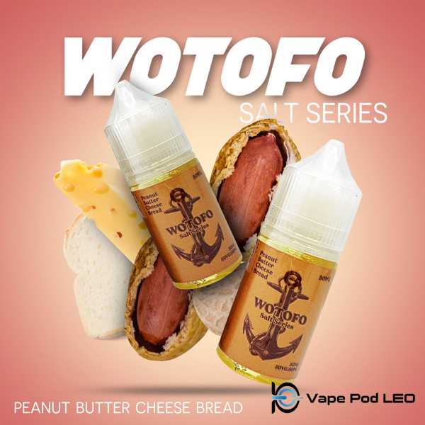 Wotofo Salt Bánh Mì Phô Mai Bơ Đậu Phộng 30ml Peanut Butter Cheese Bread (4)