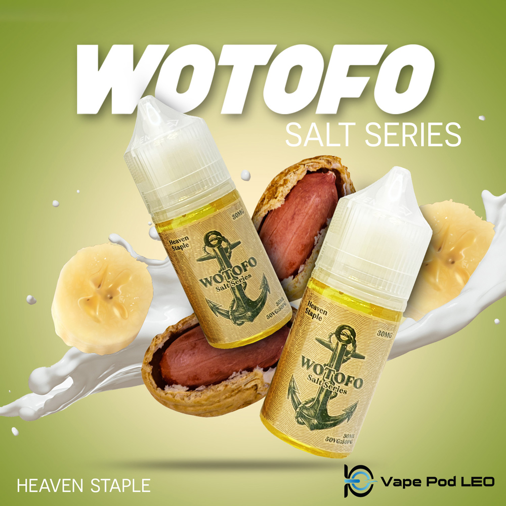 Wotofo Salt Sữa Chuối Bơ Đậu Phộng 30ml Heaven Staple