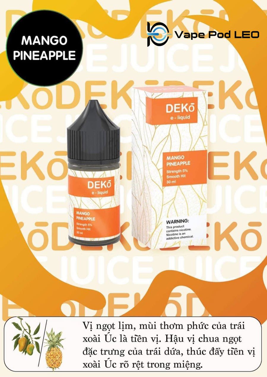 Deko Xoài Dứa - Mango Pineapple 30ml